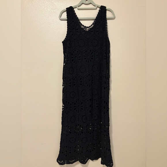 Charlie B Crochet Midi Shift Dress - Picture 2 of 5
